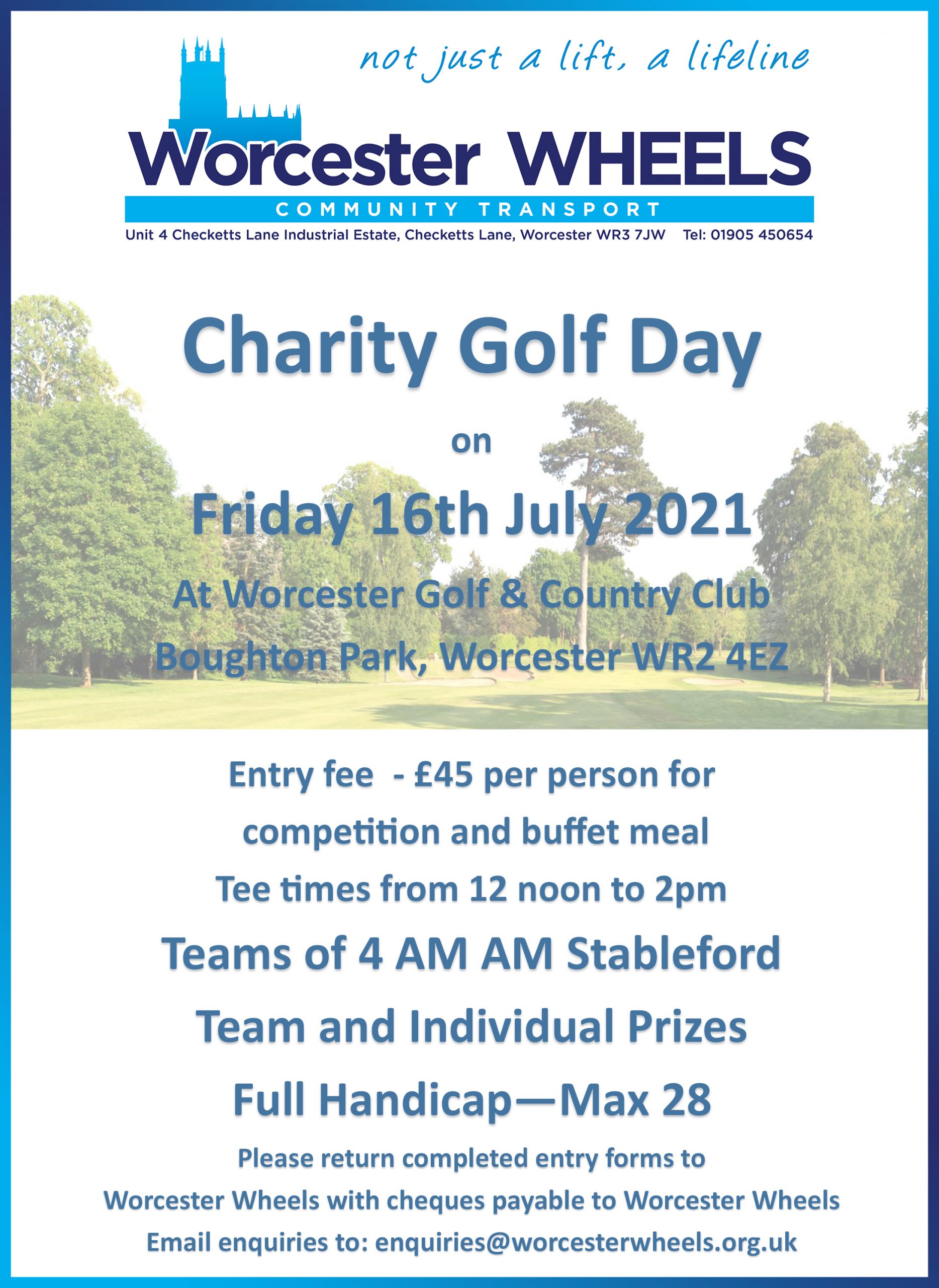 WWGolf Day 2021 Poster